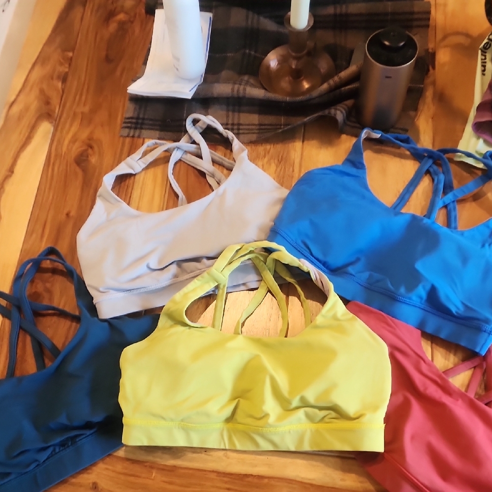 Lot of Lululemon Energy Bras Sz 8